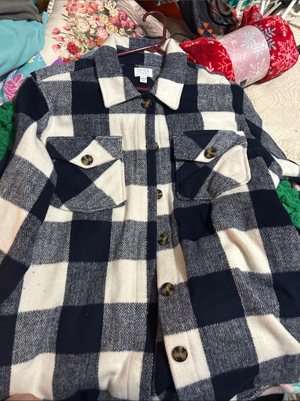 blue flannel